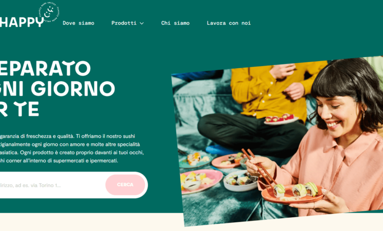 Captură din site-ul EatHappy Italia, proiect din portofoliul SEO Club