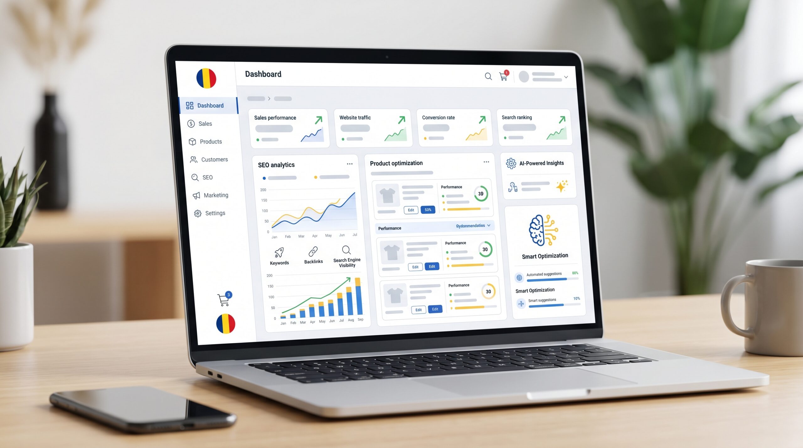 SEO ecommerce Romania - Strategii pentru magazine online in era AI
