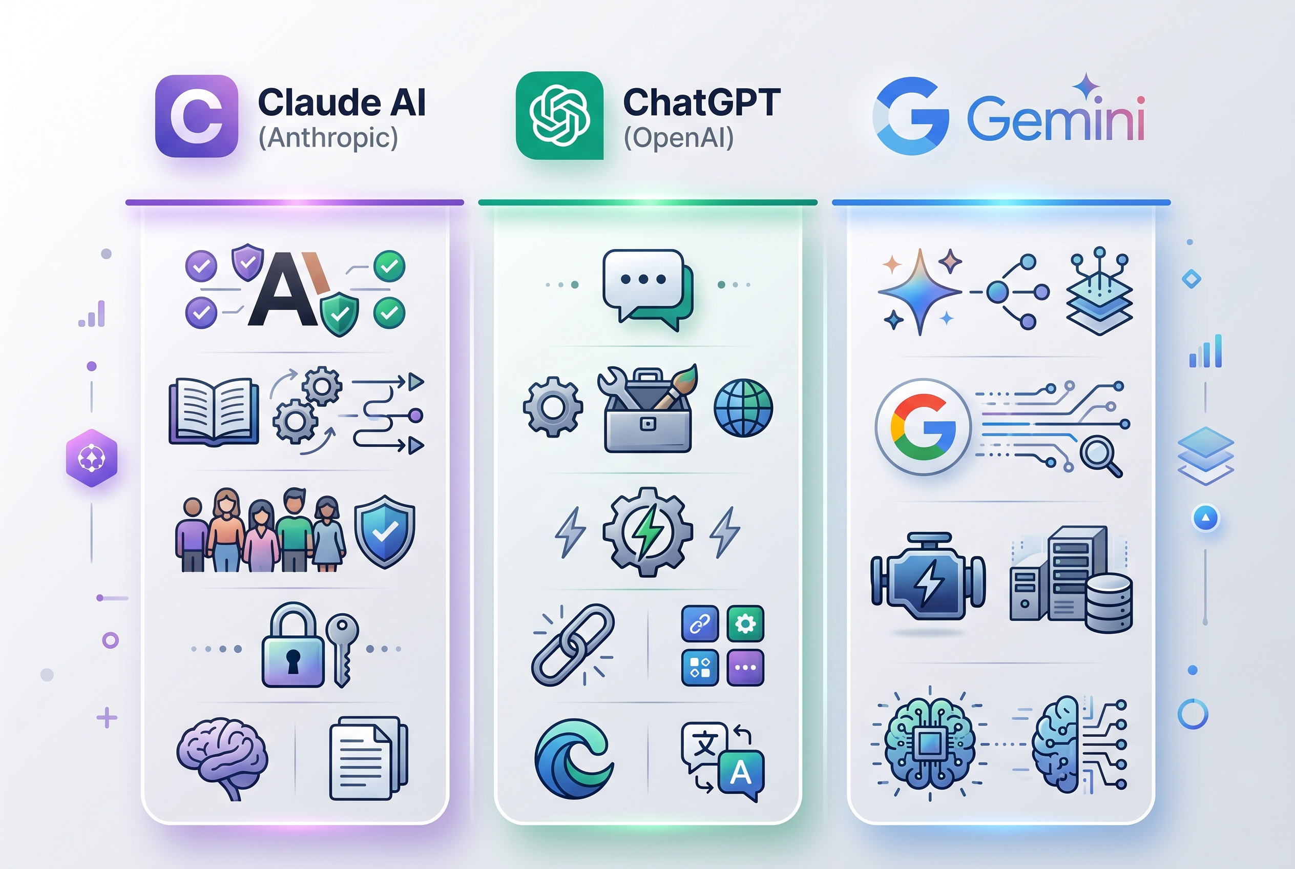 Claude vs ChatGPT vs Gemini - Comparatie detaliata a AIurilor in 2025