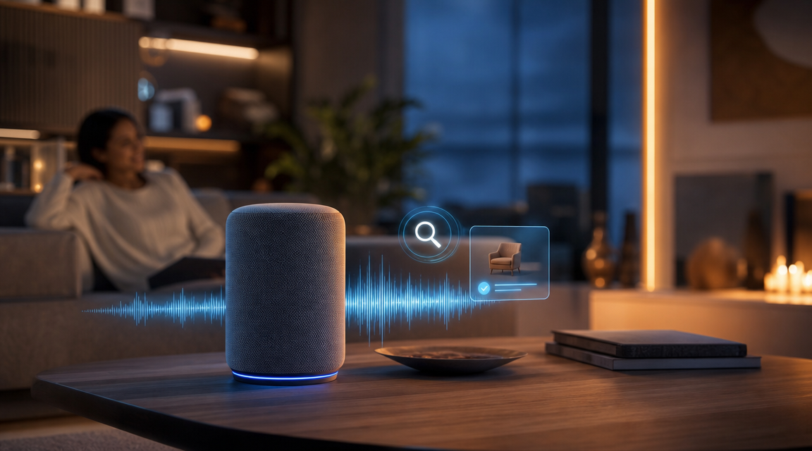 Optimizare cautari vocale AI - asistent inteligent voice search