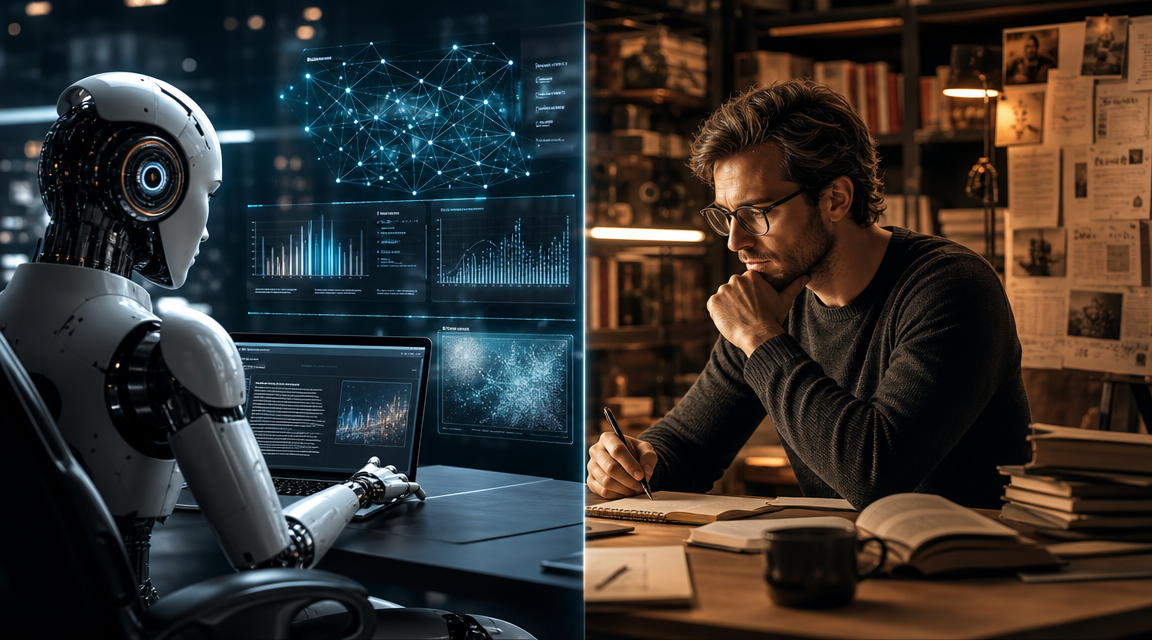 conținut generat de AI — comparație vs conținut uman și strategii SEO