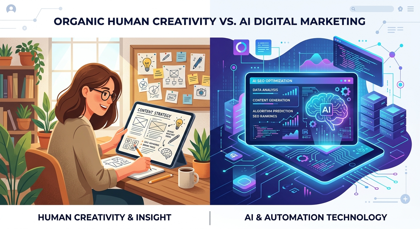 Continut AI vs continut uman 2025 - Google evalueaza calitate si E-E-A-T