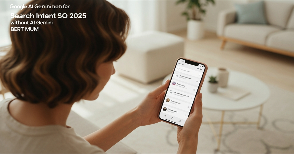 search intent SEO Google AI 2025 Gemini BERT MUM intelege intentia de cautare