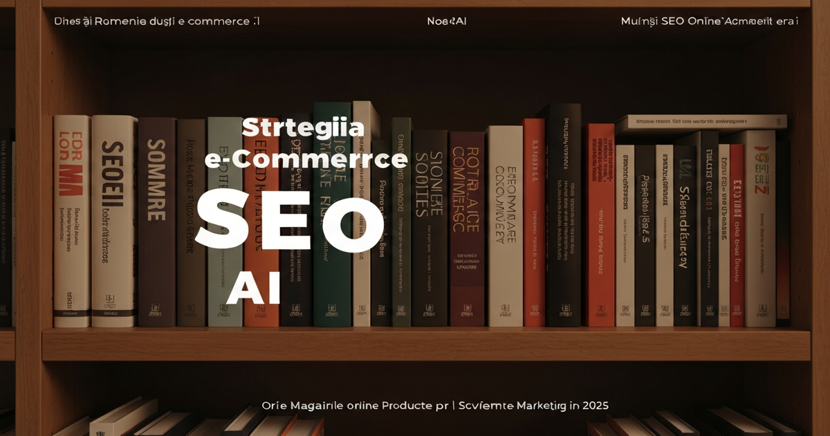 E-commerce SEO era AI ghid practic strategii magazine online Romania 2025