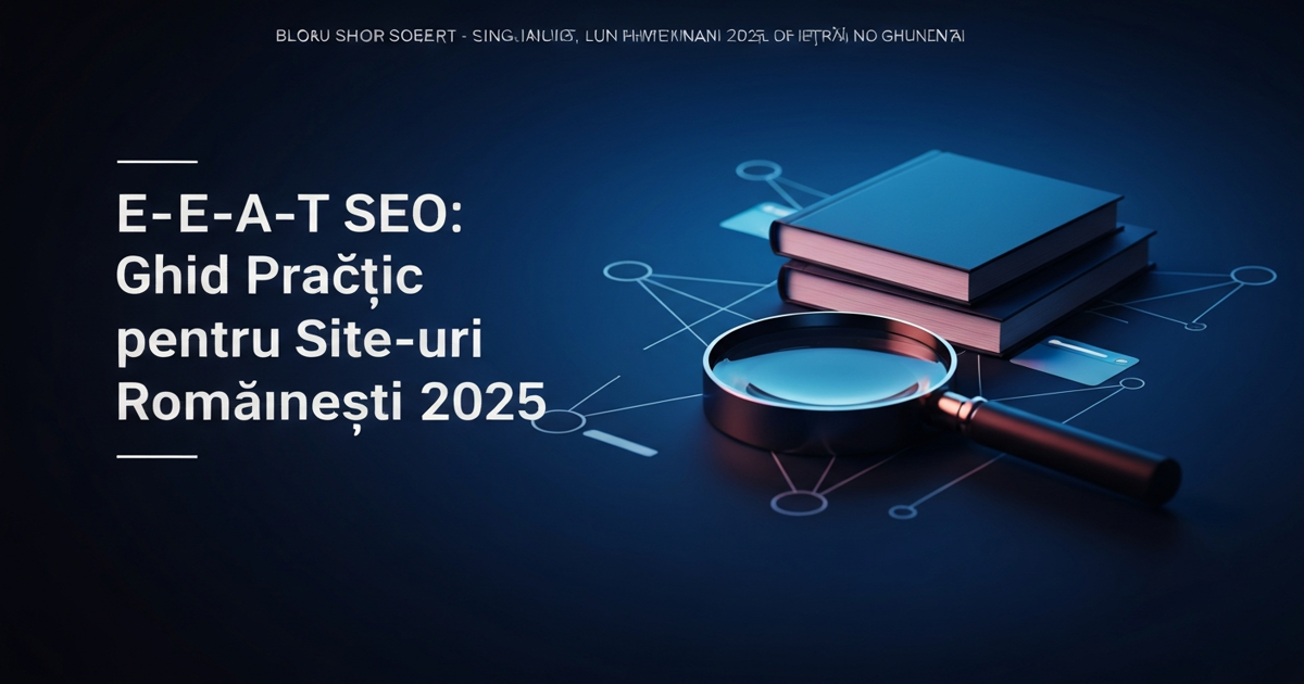 E-E-A-T SEO ghid practic pentru site-uri romanesti in era inteligentei artificiale 2025