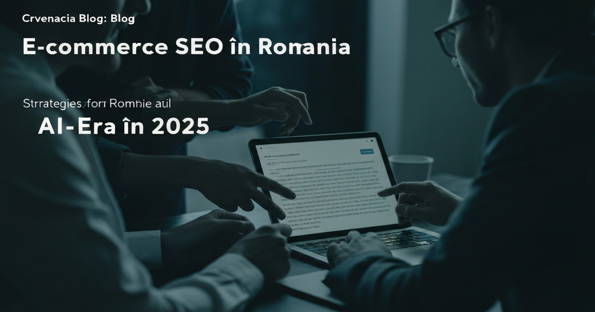 Strategii e-commerce SEO Romania 2025: schema markup, AI Overviews si Core Web Vitals pentru magazine online