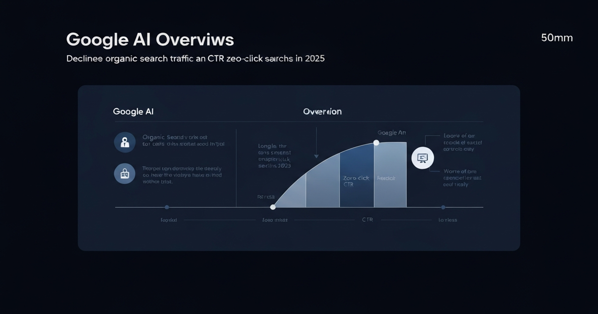 Google AI Overviews impact asupra traficului organic si CTR in 2025 - statistici si strategii SEO