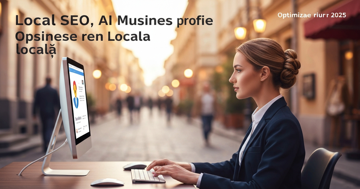 local SEO AI 2025 optimizare afacere locala Google Business Profile Romania
