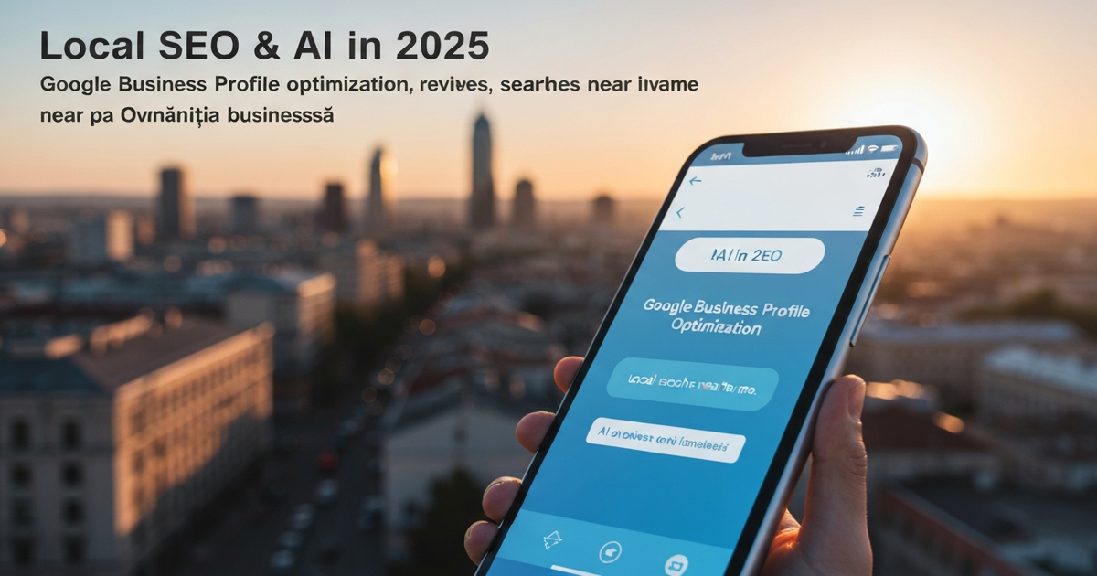 Local SEO si AI in 2025: optimizare Google Business Profile, recenzii si cautari inteligente pentru afaceri locale