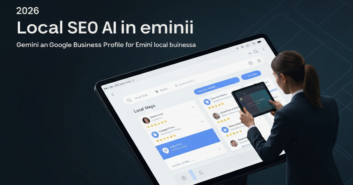 Local SEO AI 2026: Google Business Profile pentru Gemini, local pack, AI Overviews si near me afaceri locale Romania