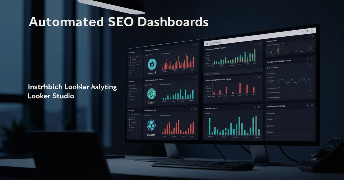 Rapoarte SEO automatizate cu AI - instrumente Looker Studio, Gemini si conectori de date pentru agentii 2025