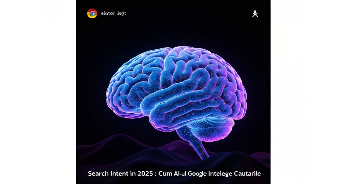 Search intent in 2025: cum AI-ul Google cu BERT si MUM intelege intentiile utilizatorilor