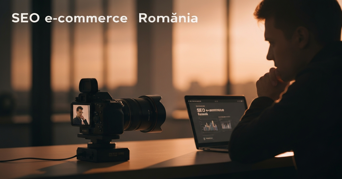 SEO e-commerce romanesc strategii AI 2025 optimizare magazine online Romania
