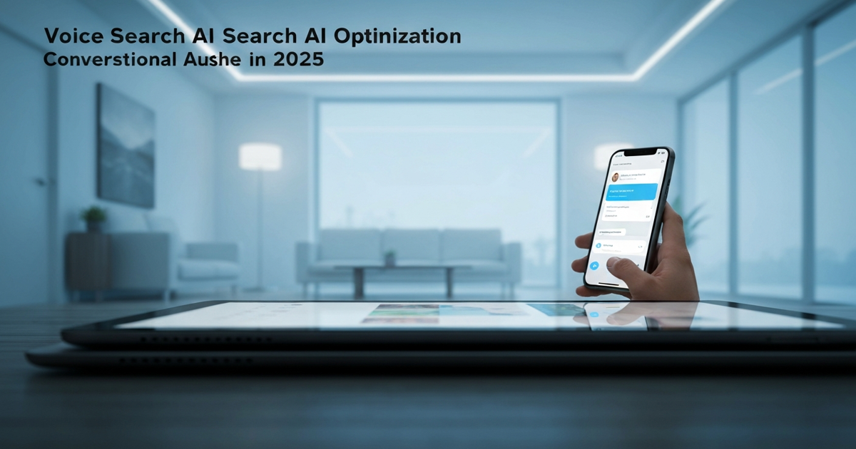 Voice search si AI search optimizare SEO 2025 - ghid complet pentru cautari vocale si asistenti AI