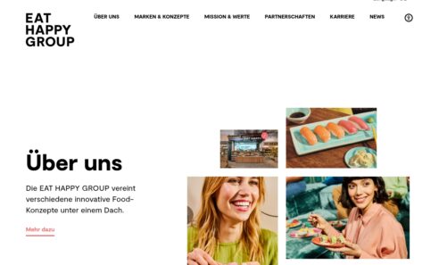 EAT HAPPY GROUP – site-ul corporativ al grupului