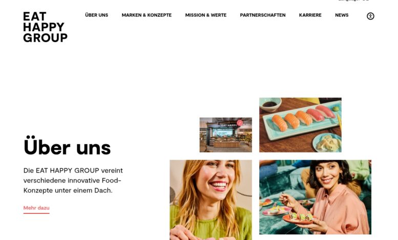 EAT HAPPY GROUP – site-ul corporativ al grupului